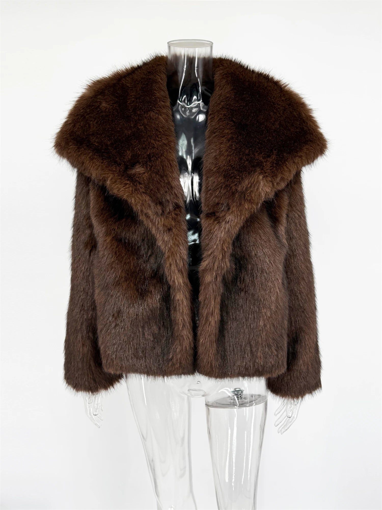 NorthAura™ Luxe Faux Fur Jacket