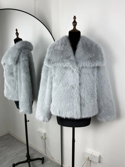 NorthAura™ Luxe Faux Fur Jacket