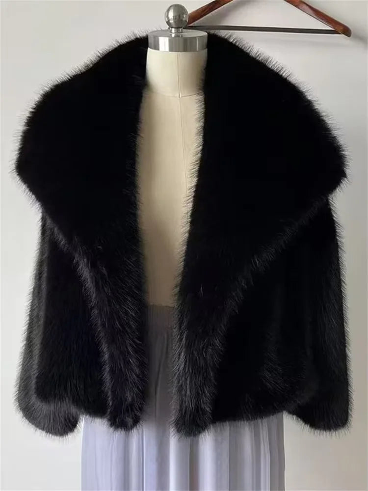 NorthAura™ Luxe Faux Fur Jacket