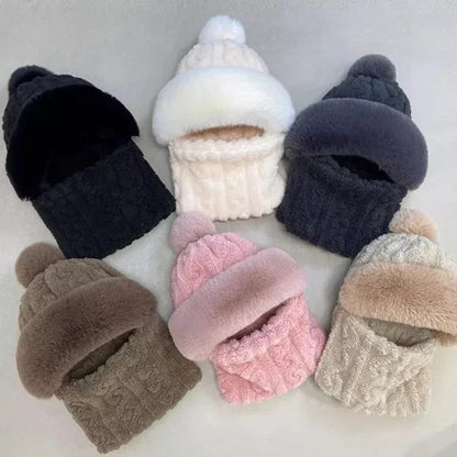 NorthAura™ Winter Hooded Hat for Women